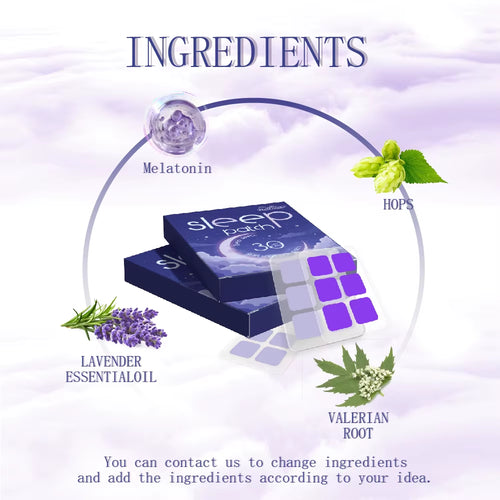 Best Selling Products 2024 CE ISO MSDS High Quality Health Products Sleeping Lavender Rose Essential Oil Patch Sleep Patch